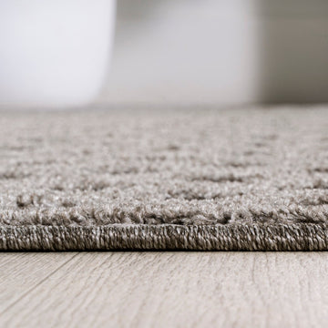 Rabat High-low Pile Mini-diamond Trellis Area Rug